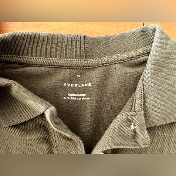 Everlane The Oversized Polo. Size XS. Color Beech. - Picture 8 of 12